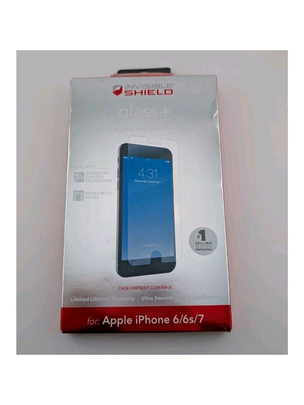 Invisible Shield Glass+ For iPhone 6 6s 7 Glass Plus Screen Protector
